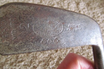 MacGregor Dayton Go-Sum 2 Iron Right Handed Vintage PARTIAL BROKEN shaft