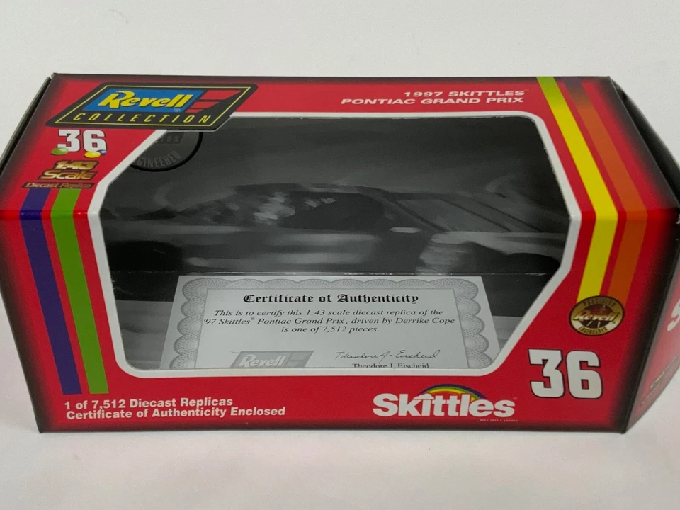 1/43 Revell  Pontiac Grand Prix 1997 Nascar Championship Derrick Cope CS1160 - Image 3 of 4