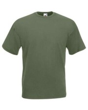 Fruit Of The Loom T Shirt T Shirts Short Sleeve 100% Cotton ! Plain Men/Women