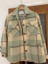 B Young Green / Cream Shacket Size 10