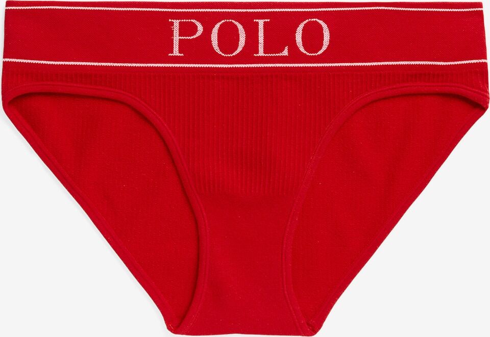 Бесшовные шорты Polo Ralph Lauren с логотипом на высокой посадке Красный цвет Haute X-Small 7290₽