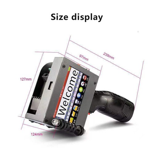 600DPI 12.7MM/0.5" Handheld Inkjet Printer Portable Inkjet Printer 25 LanguageeX - 第 9/35 張圖片