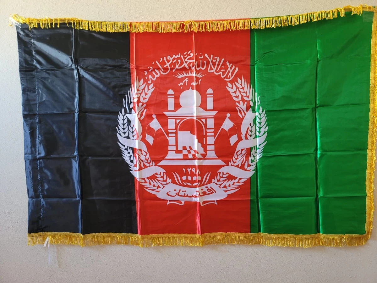 FlagScout Afghanistan Flag, 90 x 150 cm, Flags with Top Quality,  High-Quality Workmanship and Bright Colours : : Garden