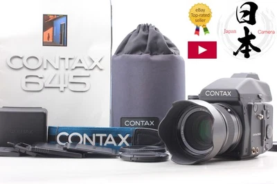 【Top MINT /Hood Case】 Contax 645 Film Camera AE Planar 80mm f2 Lens MFB-1 JAPAN - Photo 1/4