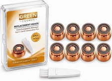 Green Cosmos Replacement Heads for Flawless Facial Hair Remover- Choose Pack