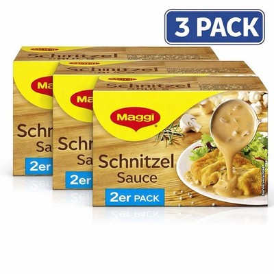 Maggi Schnitzel Sauce 3x 2 Pack (6 Total) Imported German Gravy Mix Fast Ship