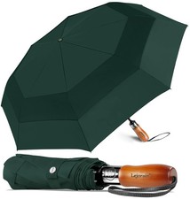 Large Compact Golf Umbrella - 54inch Oversized Auto Open Close Folding Golf U...