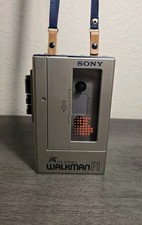 Vintage Sony Walkman WM-F1 FM CASSETTE Tape Stereo - Radio WORKS - CLEAN Belt D