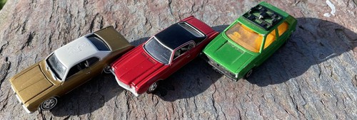 Vintage Toy Car Lot. VW Golf England 1975 Plymouth Duster Chevy Monte Carlo - Bild 5 von 13