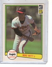 1982 Donruss - Mike Witt #416 (RC)