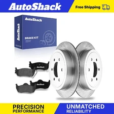 Rear Brake Rotors Premium Ceramic Pads for Ford F-150 Lincoln Mark LT 5.4L