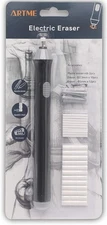 ARTME Electric Eraser/Automatic Rubber - 22pcs Refills Black & Grey 