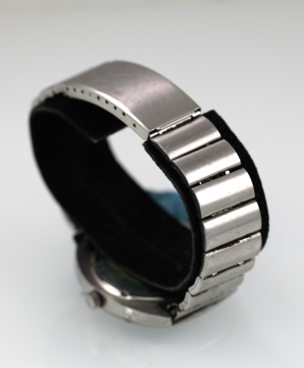 ピストン型置時計 シルバー メタル製 Zodiac SST 36000 Watch Men Automatic Swiss Vintage Stainless St WR