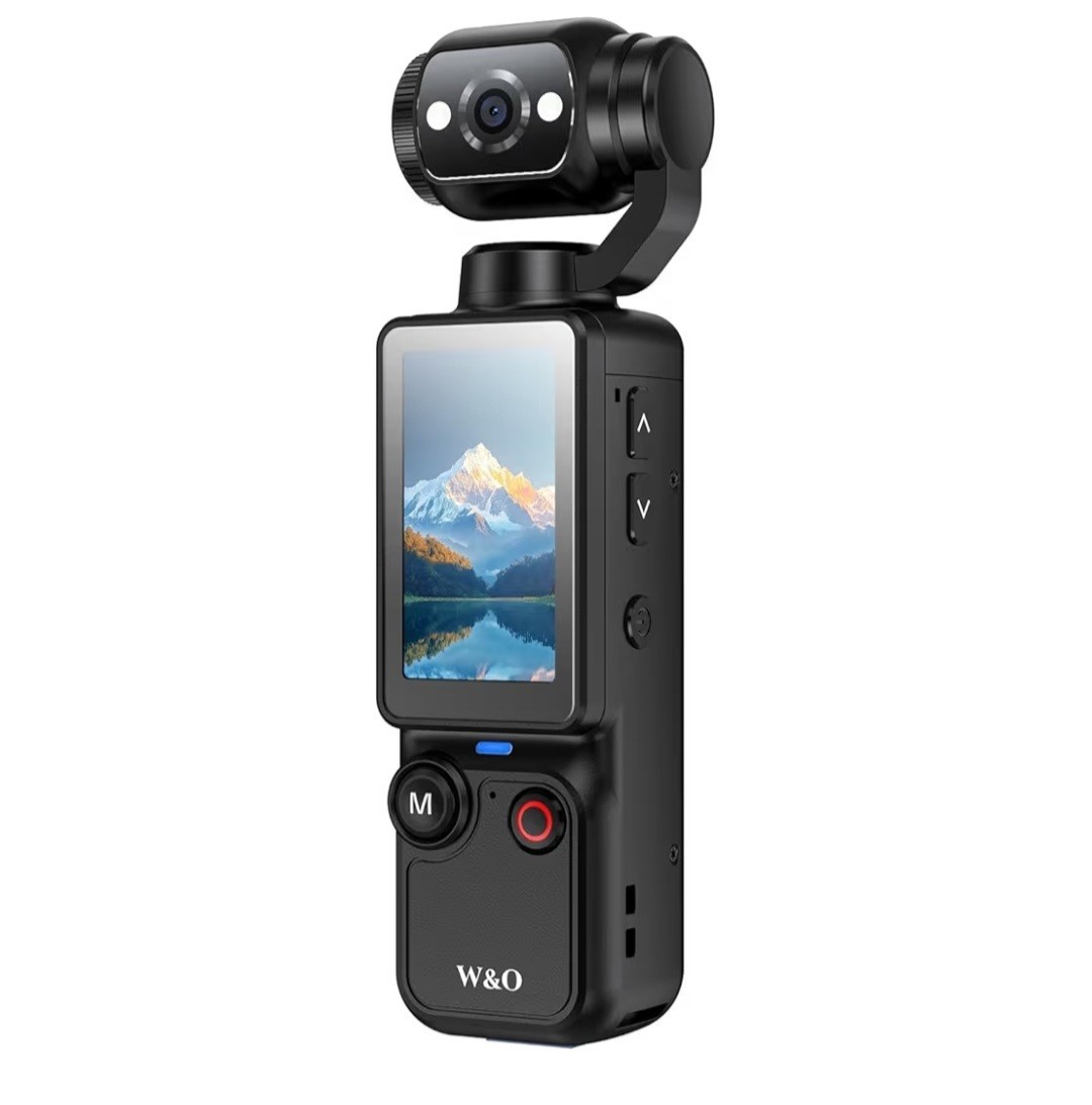 W&O 2K 1.9"HD Screen Video Recording  Vlogging Camera Portab