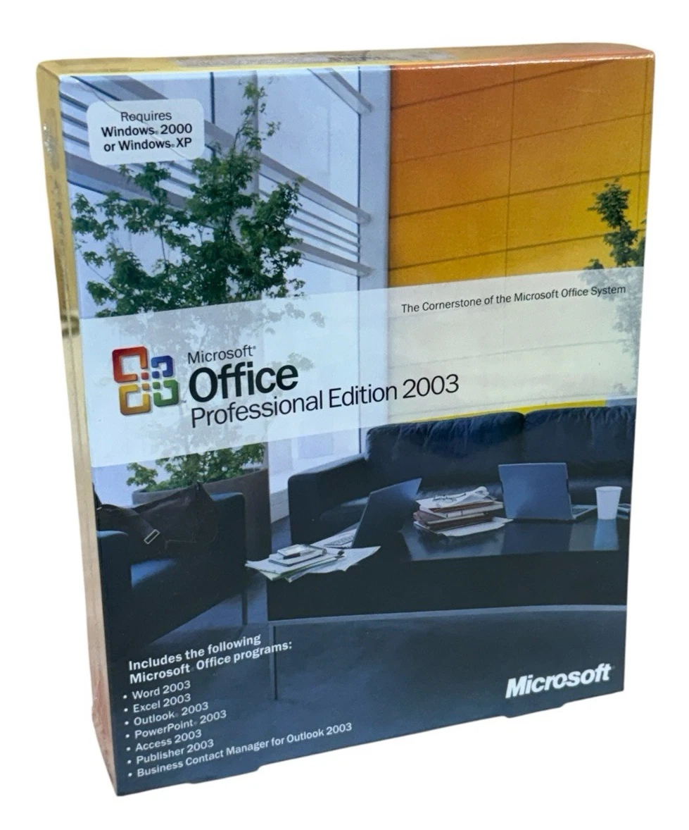 Microsoft Office 2003 Professional for sale | eBay