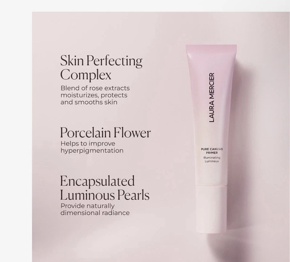 Laura Mercier Pure Canvas Primer Illuminating Mini 25ml/0.8fl.oz. - Image 4 of 4