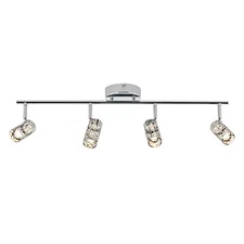 Artika Nest Adjustable 4-LED Track Lighting Ceiling Fixture Chrome 1200lm