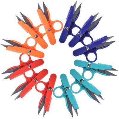 UCEC 4.7 Inch Thread Snips, Crochet Sewing Scissors Yarn 12pack 4color 