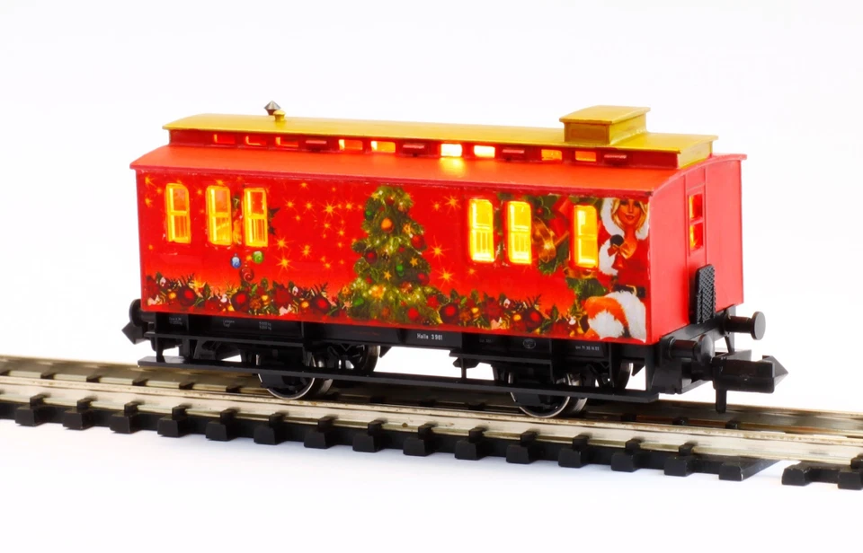 Fleischmann 8057, Weihnachten,Santa Post & Geschenke Express ,Innenbeleuchtung,N