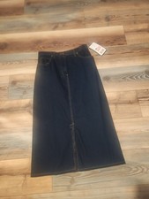 NWT Vintage Bill Blass A Line Denim Skirt Size 6