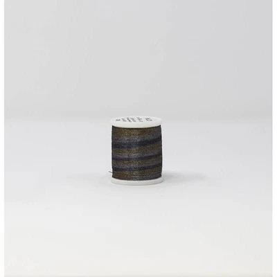 Madeira FS Metallic Embroidery Thread 612 Yds 484 Golden Silver Spool - Image 1 of 2