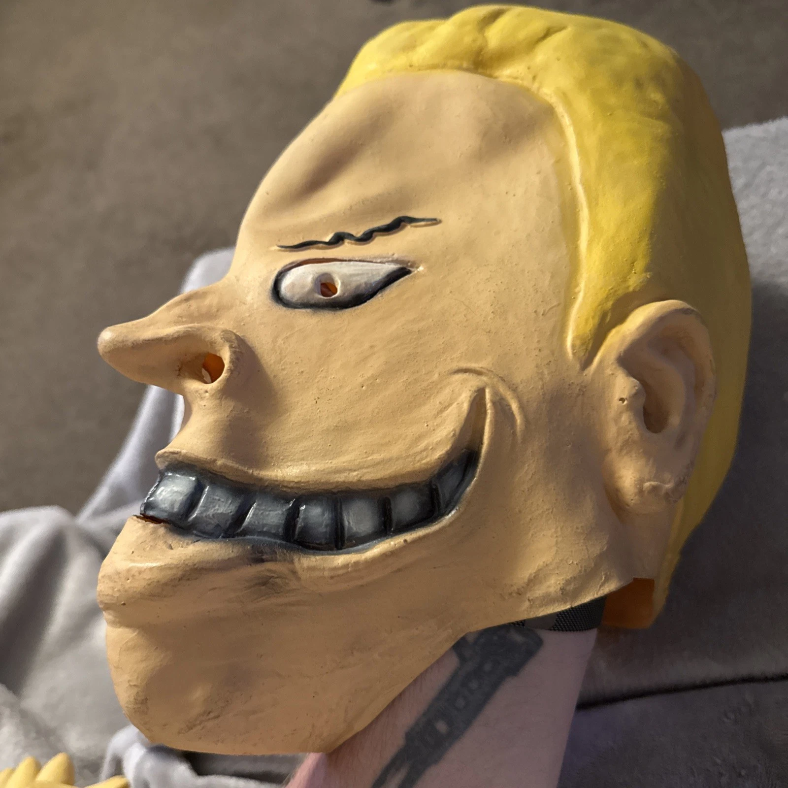 Vintage 1993 Beavis And Butthead Beavis Head Rubber Mask