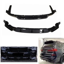 Für 2019-2022 BMW G07 X7 Frontstoßstange Spoiler Lippe + Heckstoßstange Diffusor