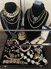 25 + Pcs Vintage Costume Jewelry Lot Monet, Avon, Swarovski, Sarah Coro,
