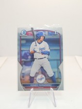 Yeiner Fernandez 2023 1st Bowman Chrome Card #BCP-138 Los Angeles Dodgers