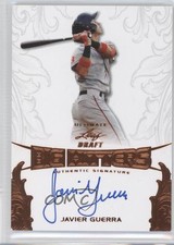 2015 Leaf Ultimate Draft Big Hitters Bronze Etched Foil Javy Guerra Auto 2b2