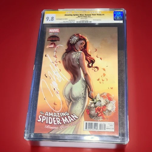 AMAZING SPIDER-MAN: RENEW YOUR VOWS #1 CGC 9.8 SS  J SCOTT CAMPBELL SIGNED