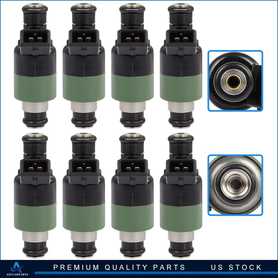 Inyectores de combustible 8 piezas para GMC C2500 Suburban 1996-1999 GMC C3500 1996-2000 7,4 L Foto 3 de 4