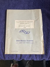 MM2 ORYGINALNA INSTRUKCJA OBSŁUGI ze schematem 11x17"