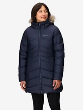 *NWT* MARMOT Womens Montreal Mid-Thigh Length Down Puffer Coat, Arctic Navy, XXL