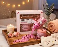 Limited Edition Hello Kitty x The Cr me Shop "Winter Glow" Luxury Spa Set