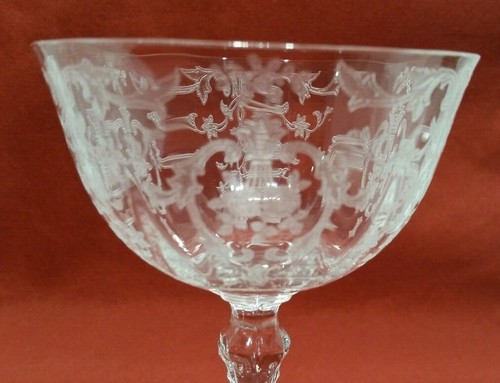 Fostoria Navarre 5 5/8" Champagne Goblet or Tall Sherbet - Picture 2 of 4