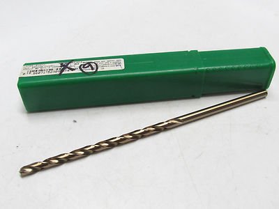 PTD Precision Twist Drill #9 x 6'' OAL M52CO Extra Long Length HSCo Cobalt Bronze