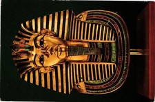 Vintage Postcard 4x6- The Gold Mummy Mask, Egyptian Museum, Cairo