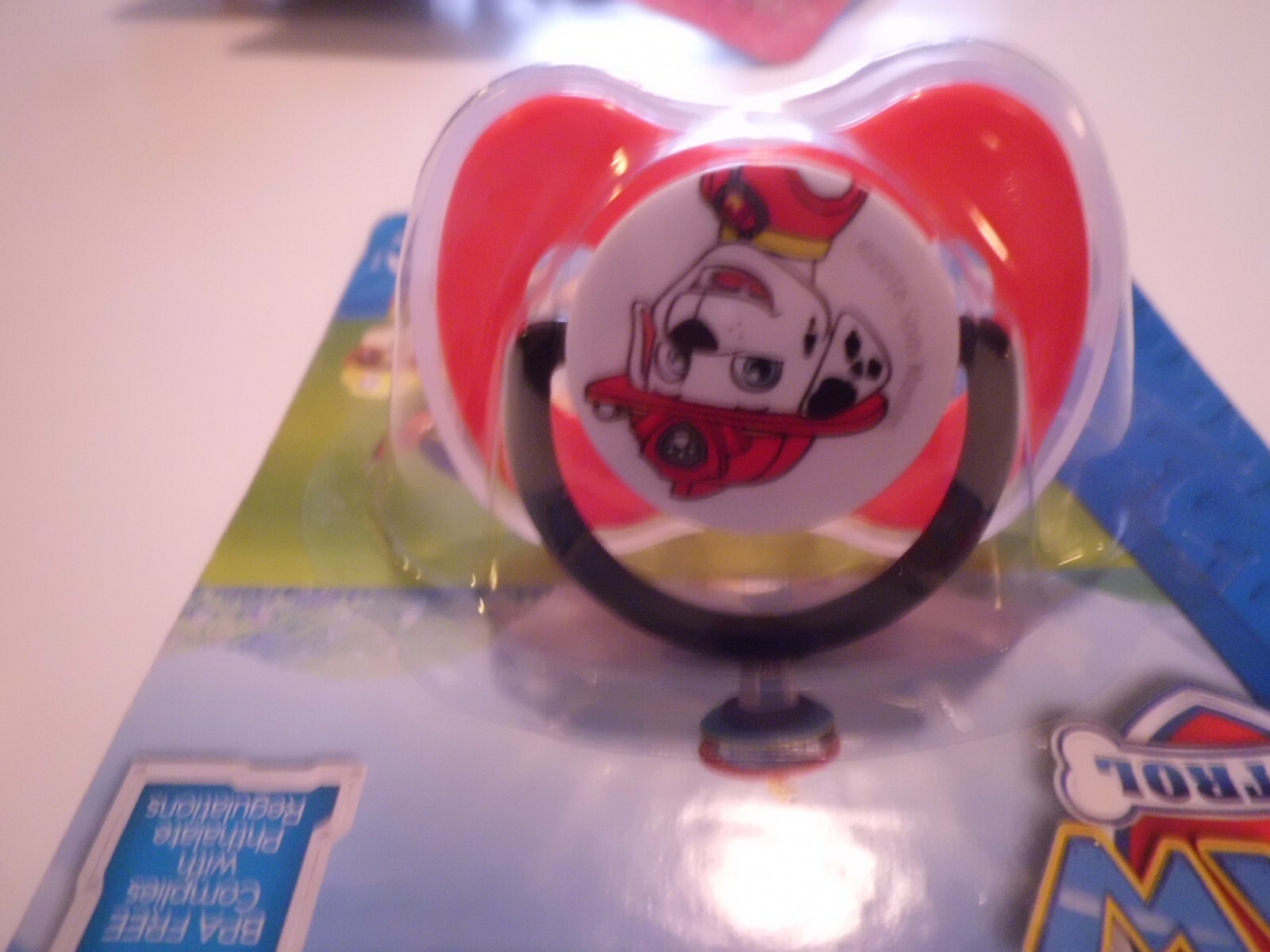 Pink Marshall Pacifier Paw Patrol
