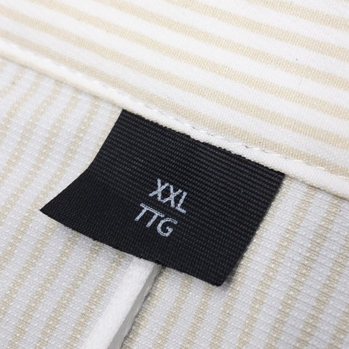 Lululemon Airing Easy Shirt Men's 2XL Long Sleeve Wicking Stretch Yellow Striped - Picture 4 of 11