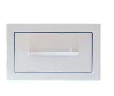 SUNSTONE BA-SD6 Beveled Frame Single Drawer 6 in. H Stainless  P4K