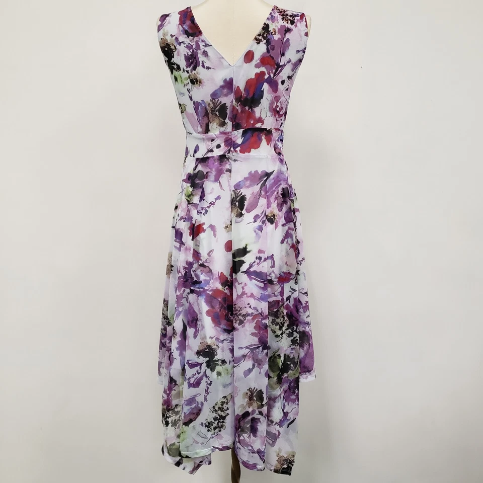 Vestido midi asimétrico Babydoll para mujer Simply Vera Wang talla L pequeño Y2K hada Foto 2 de 4