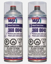 Spraymax 3680040 1K Wheel Paint Silver Topcoat 10.9 oz. each (2 Pack)