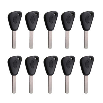 New Uncut Blank Chipped Transponder Key Replacement for Subaru 4D62 HS (10 Pack)