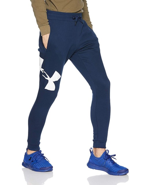 Under Armour Men Blue Rival Fleece Tapered Jogger Sweatpants Pants Sz 3xl for sale online | eBay