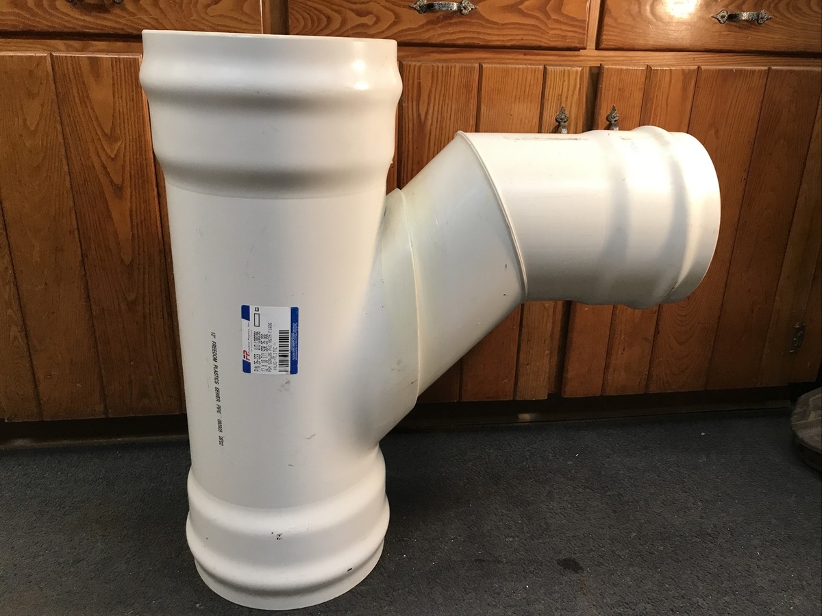 12” x 10” TEE WYE T/Y PVC SDR 35 gasketed FREEDOM PLASTICS