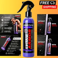 SHINE ARMOR Ceramic Coating Fortify Quick Coat Car Wax Polish Spray, 8 Fl Oz NEW