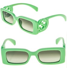 GUCCI Couture 1325 Baby Green GG Logo 004 Narrow Fashion Sunglasses GG1325S