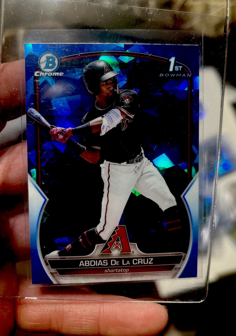 2023 Bowman Chrome Sapphire 1st Edition #BCP-34 Abdias De La Cruz