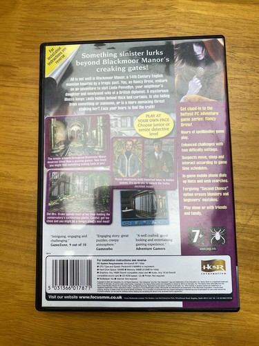Nancy Drew: Curse of Blackmoor Manor - Game 11 Her Interactive (PC, 2004) - Picture 4 of 4